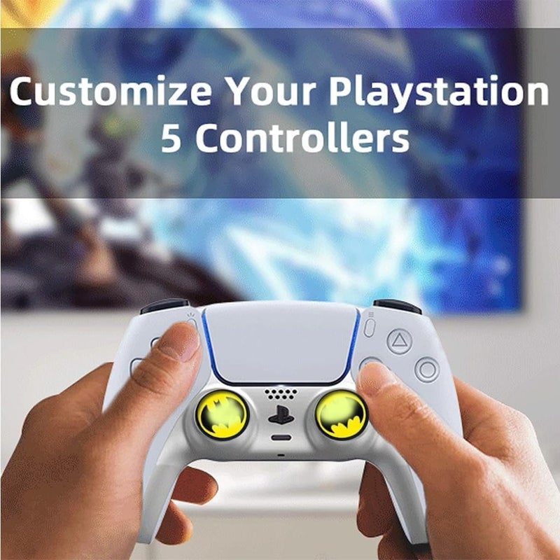 Jaeespon 12Pcs Analog Thumb Grip Stick Cover, Wireless Controllers Game Remote Joystick Cap - Image 3